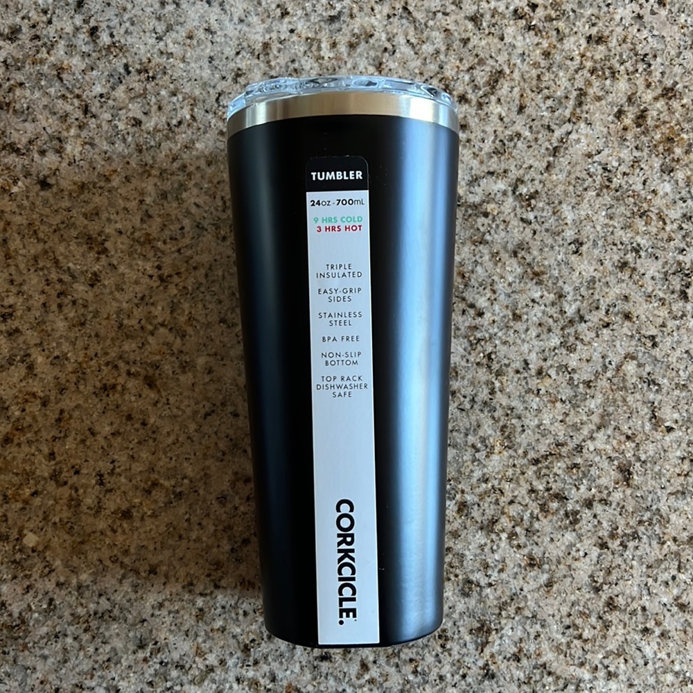 Corkcicle Black Tumbler - New 🖤